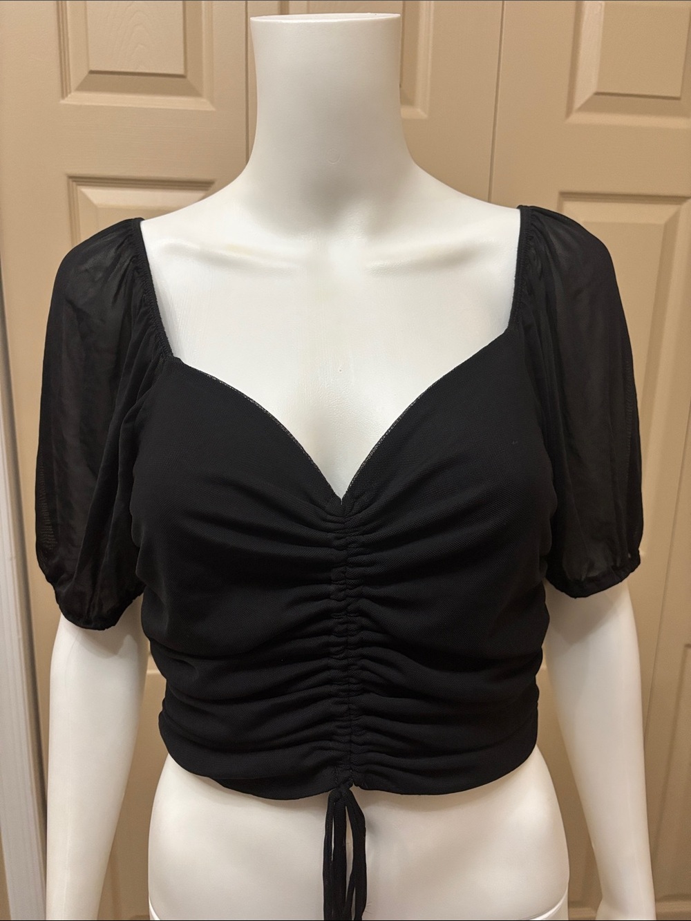 EMORY PARK cropped rauched top